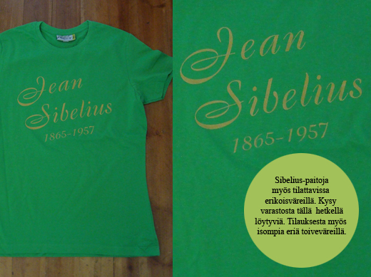 Sibelius-t-paita, vihreä